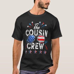 Cousin Crew 4th of July Patriotic American Family T-Shirt