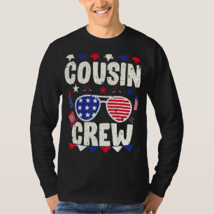 Cousin Crew 4th Of July Patriotic American Family T-Shirt
