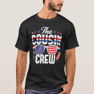 Cousin Crew 4th of July Patriotic American Family T-Shirt