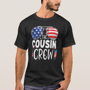 Cousin Crew 4th Of July Patriotic American Family T-Shirt