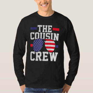 Cousin Crew 4th Of July Patriotic American Flag Fo T-Shirt