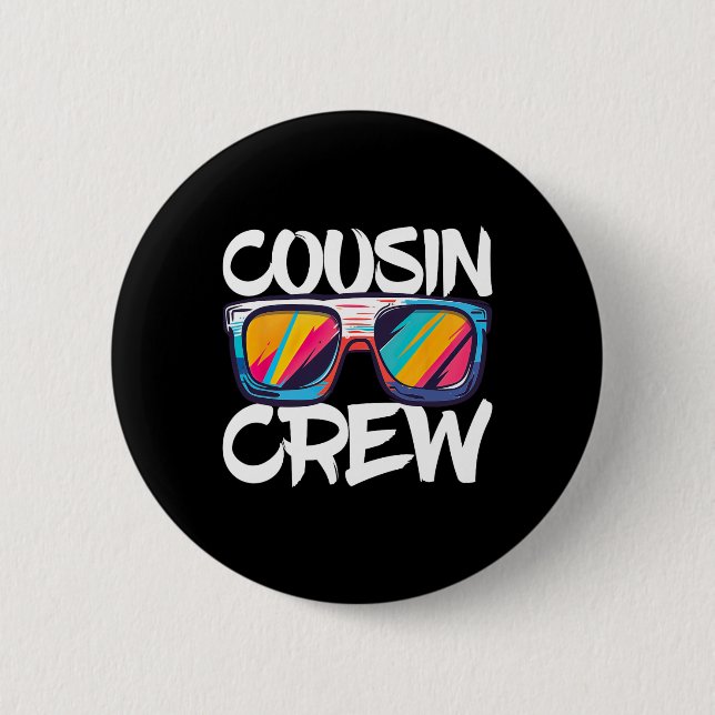 Cousin Crew Adults Kids Matching Cousin Crew  6 Cm Round Badge (Front)