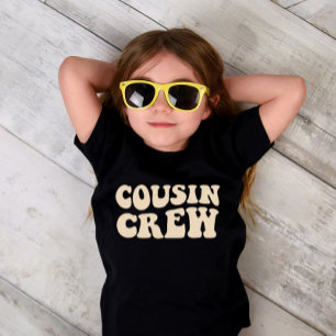 Cousin Crew   Beige Matching Family Unisex Kids T-Shirt