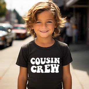 Cousin Crew   Black Matching Family Unisex Kids T-Shirt