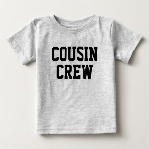 Cousin Crew   Black Matching Kids Baby T-Shirt