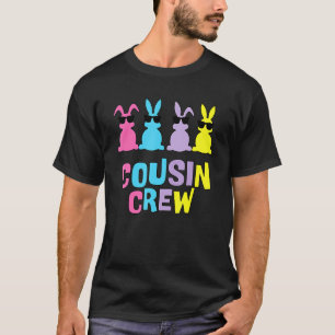 Cousin Crew Bunnies Easter Matching Colourful Rabb T-Shirt