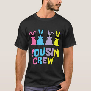 Cousin Crew Bunnies Easter Matching Colourful Rabb T-Shirt