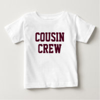 Cousin Crew | Burgundy Matching Kids
