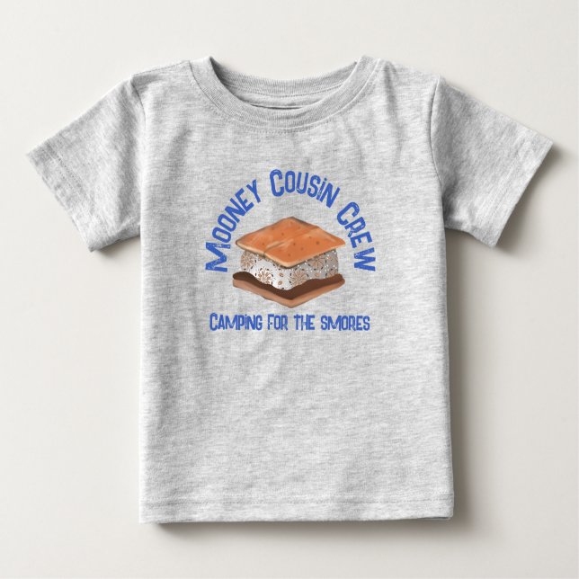Cousin Crew Campers Kids Sweatshirt Baby T-Shirt (Front)
