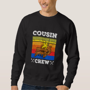 Cousin Crew Campfire Camp Camping Camper Sweatshirt