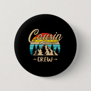 Cousin Crew Camping Outdoor Sunset Summer Camp _1  6 Cm Round Badge