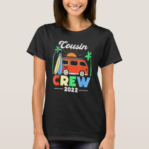 Cousin Crew Camping Outdoor Sunset Summer Camp Hap T-Shirt