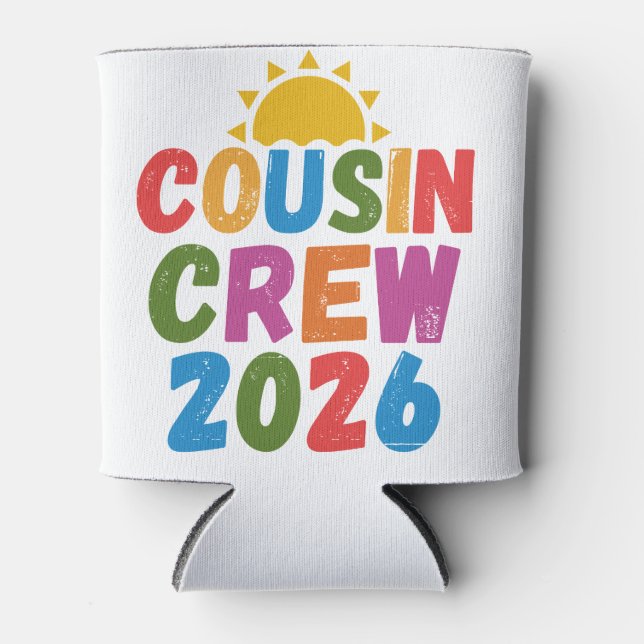Cousin crew  can cooler (Front)