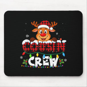 Cousin Crew Christmas 2025 Family Matching Santa E Mouse Pad