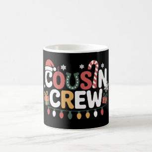Cousin Crew Christmas Candy Cane Lights Xmas Hat Coffee Mug