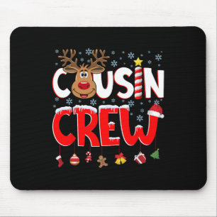 Cousin Crew Christmas Cousins Christmas Matching F Mouse Pad