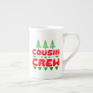 Cousin Crew Christmas Family Matching Design-86044 Bone China Mug