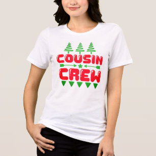 Cousin Crew Christmas Family Matching Design-86044 Tri-Blend Shirt