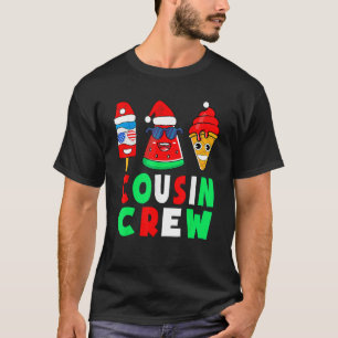 Cousin Crew Christmas In July Squad Pajamas Matchi T-Shirt