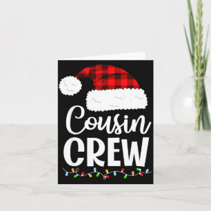 Cousin Crew Christmas Kids Cousins Christmas Match Card