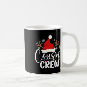 Cousin Crew Christmas Matching Xmas Lights Pajama Coffee Mug