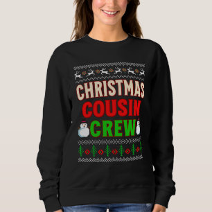 Cousin Crew Christmas Pyjamas Cousin Gifts Sweatshirt