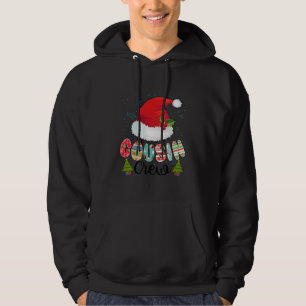 Cousin Crew Christmas Santa Hat Christmas Pyjamas Hoodie