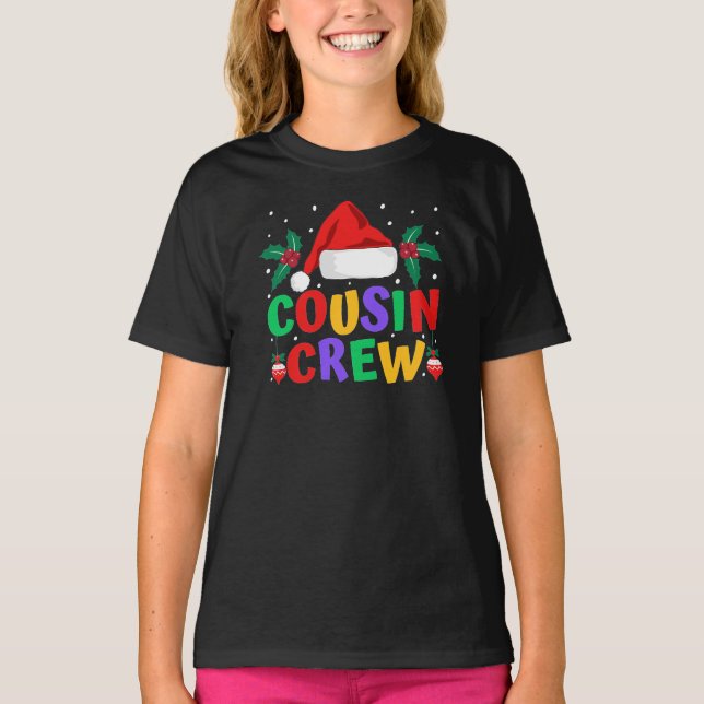 Cousin Crew Christmas T-Shirt (Front)