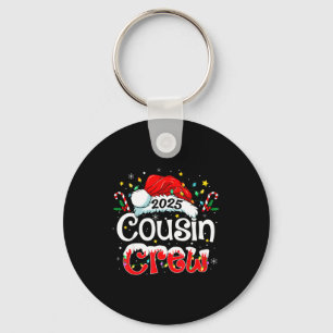 Cousin Crew Christmas Xmas Lights Family Matching  Key Ring