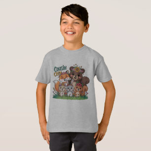 Cousin Crew Cute Animals T-Shirt