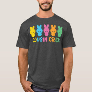Cousin Crew Cute Bunny Rabbit Matching Easter Day T-Shirt