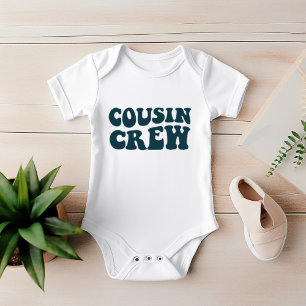 Cousin Crew Dark Teal Matching Family Baby Bodysuit