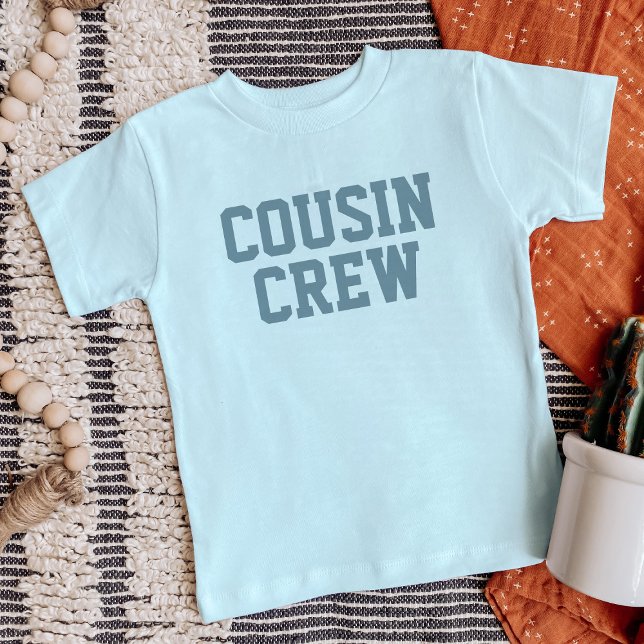 Cousin Crew | Dusty Blue Kids Baby T-Shirt (Creator Uploaded)
