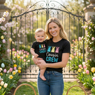 Cousin Crew Easter Bunny Baby Bodysuit Outfit