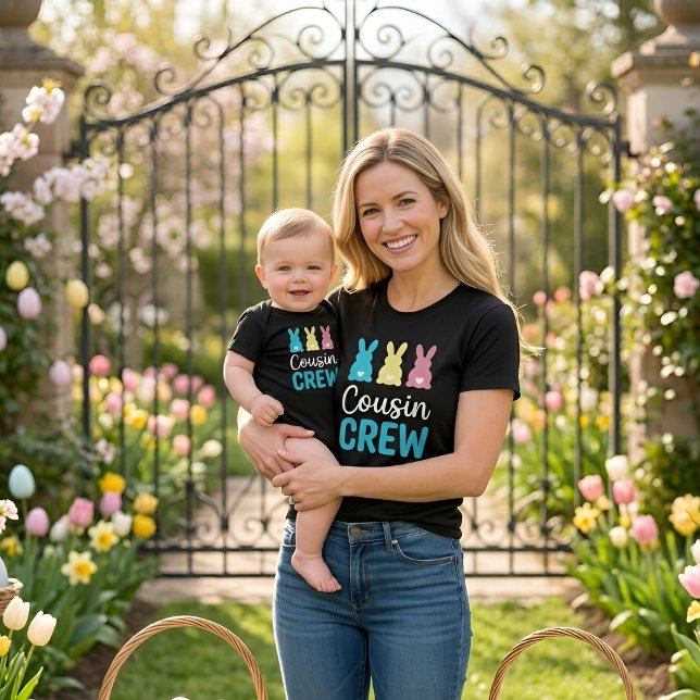 Cousin Crew Easter Bunny Baby Bodysuit Outfit (Creator Uploaded)