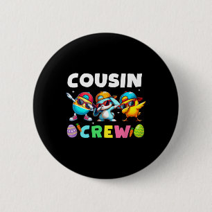 Cousin Crew Easter Bunny Family Matching Girls Boy 6 Cm Round Badge