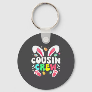 Cousin Crew Easter Bunny Family Matching Toddler B Key Ring