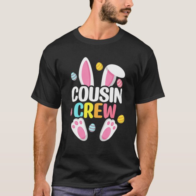 Cousin Crew Easter Bunny Family Matching Toddler B T-Shirt (Front)
