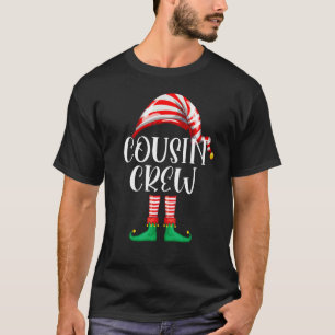 Cousin Crew Elf Cute Xmas Pajama Matching Party Ch T-Shirt