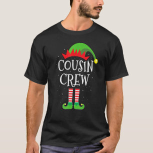 Cousin Crew Elf Cute Xmas Pajama Matching Party Ch T-Shirt