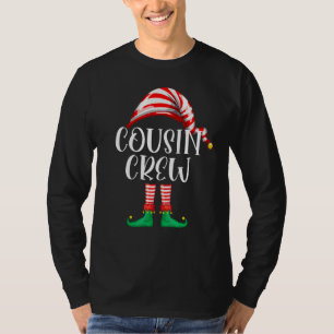 Cousin Crew Elf Cute Xmas Pajama Matching Party Ch T-Shirt