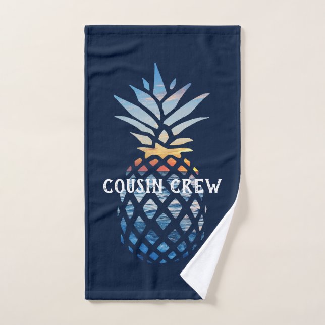 Cousin Crew Family Reunion Annual Party Hand Towel (Hand Towel)