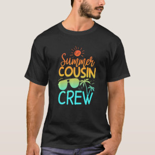 Cousin Crew Family Summer Vacation 2022 Beach Sung T-Shirt