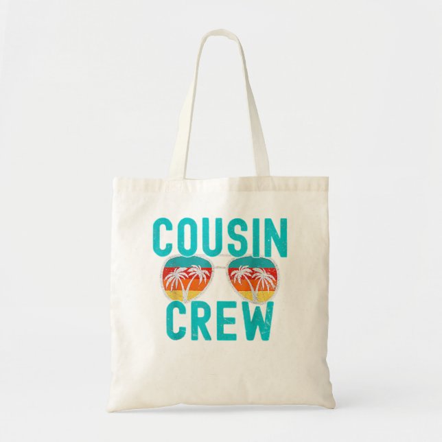 Cousin Crew Family Vacation Summer Vacation Beach  Tote Bag (Front)