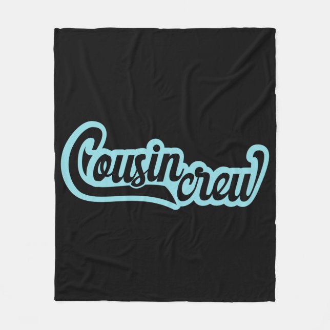 Cousin Crew Fleece Blanket (Front)