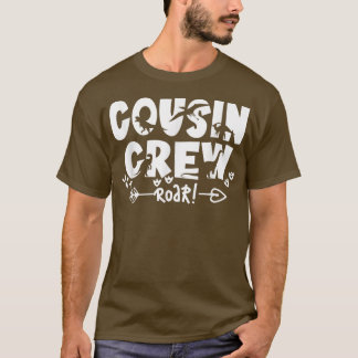 Cousin crew for Kids Boys Girls of Dinosaur Team C T-Shirt