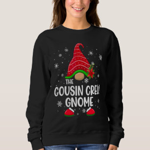 Cousin Crew Gnome Buffalo Plaid Matching Family Ch Sweatshirt