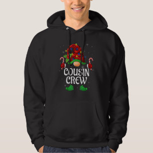 Cousin Crew Gnome Buffalo Red Matching Family Chri Hoodie