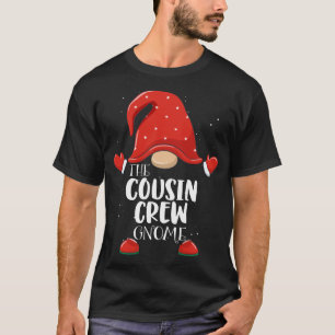 Cousin Crew Gnome Matching Family Christmas Pajama T-Shirt