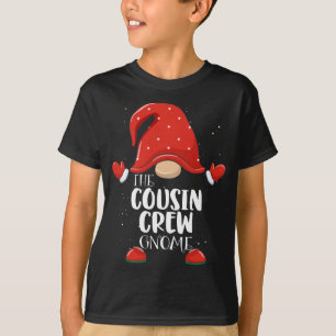 Cousin Crew Gnome Matching Family Christmas Pajama T-Shirt
